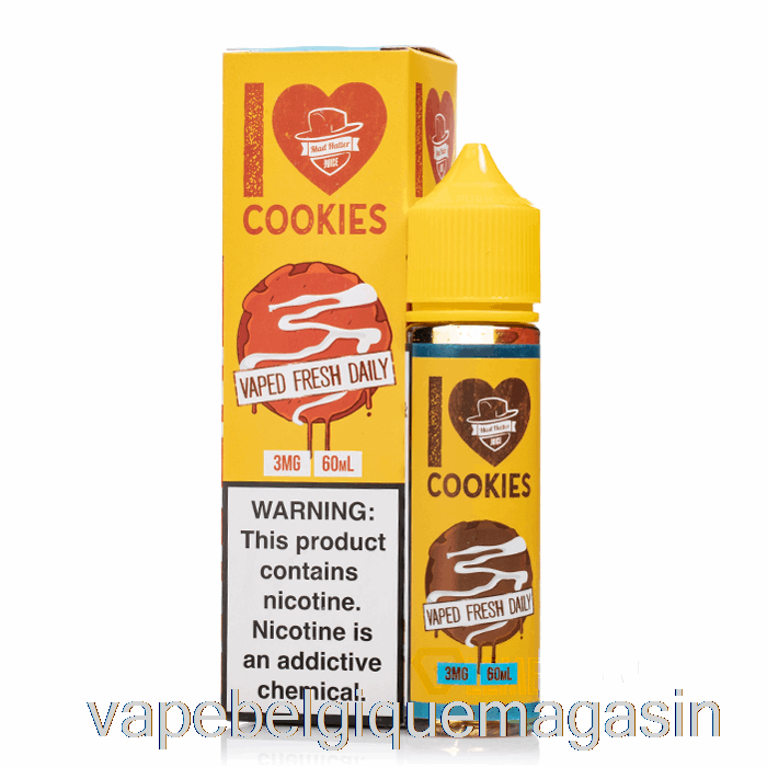 Vape Shop Bruxelles I Love Cookies - Jus Du Chapelier Fou - 60ml 6mg